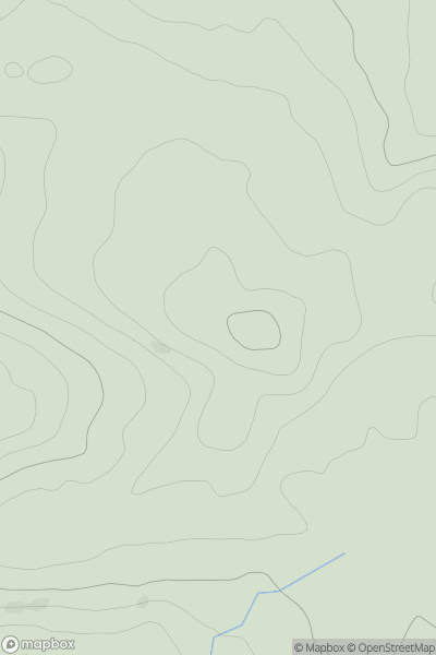 Thumbnail image for Earl's Seat [Northumberland] showing contour plot for surrounding peak